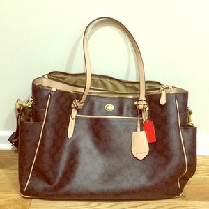 Barely used Coach tote bag